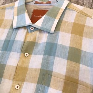 Tommy Bahama long sleeve button up Linen shirt